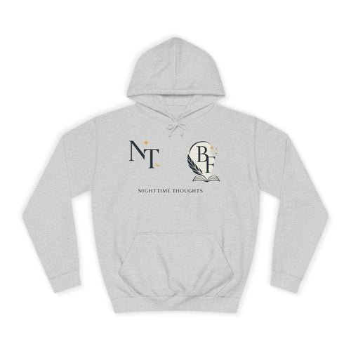 Nighttime Thoughts Hoodie — Moonlit College Sweatshirt