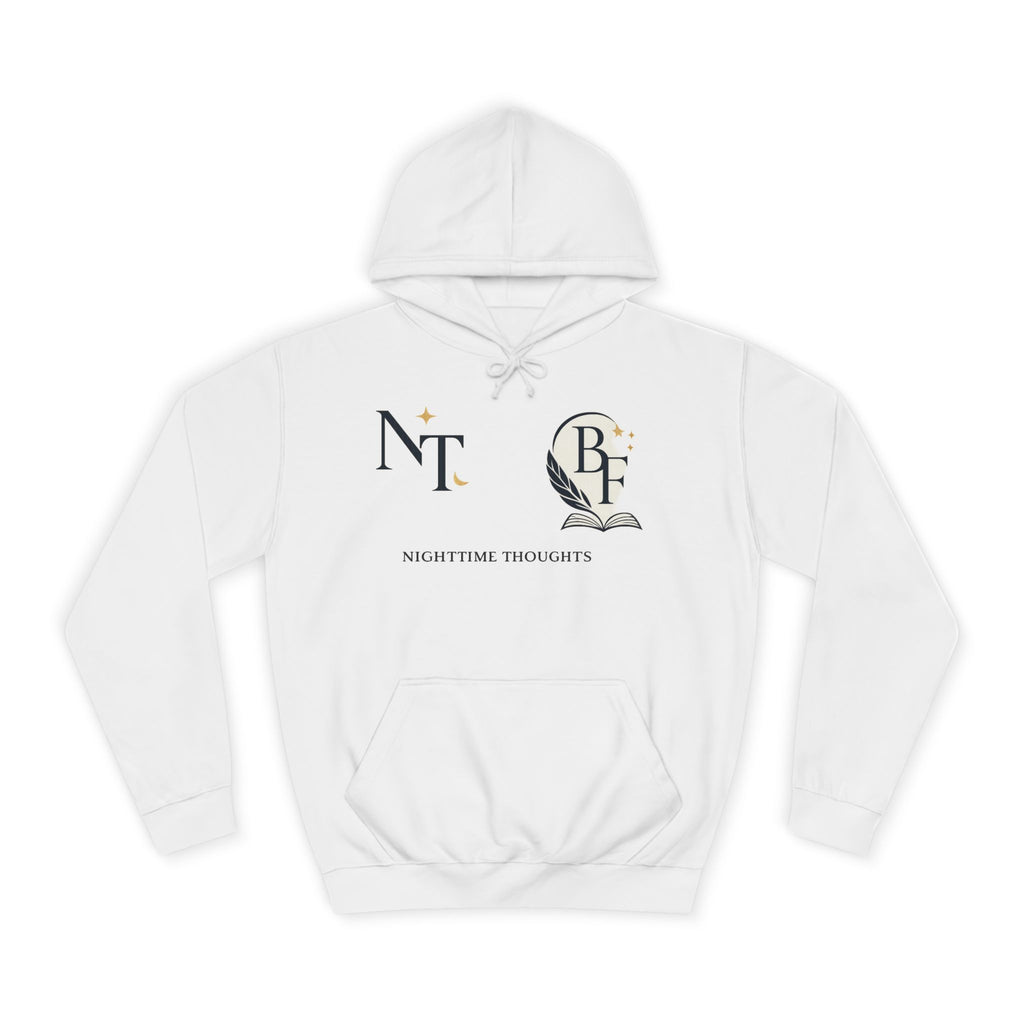 Nighttime Thoughts Hoodie — Moonlit College Sweatshirt